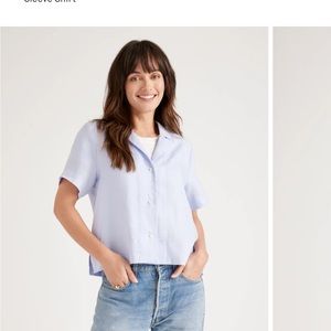 Quince linen short sleeve shirt.